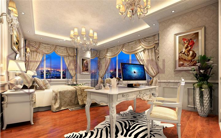 奥盟三维吊顶效果图