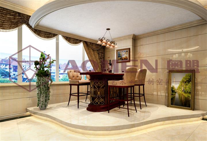 奥盟三维吊顶效果图