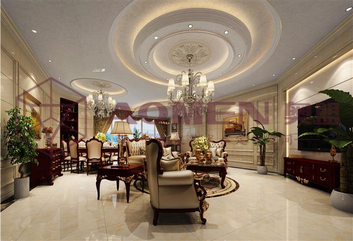 奥盟三维吊顶效果图