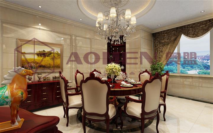 奥盟三维吊顶效果图